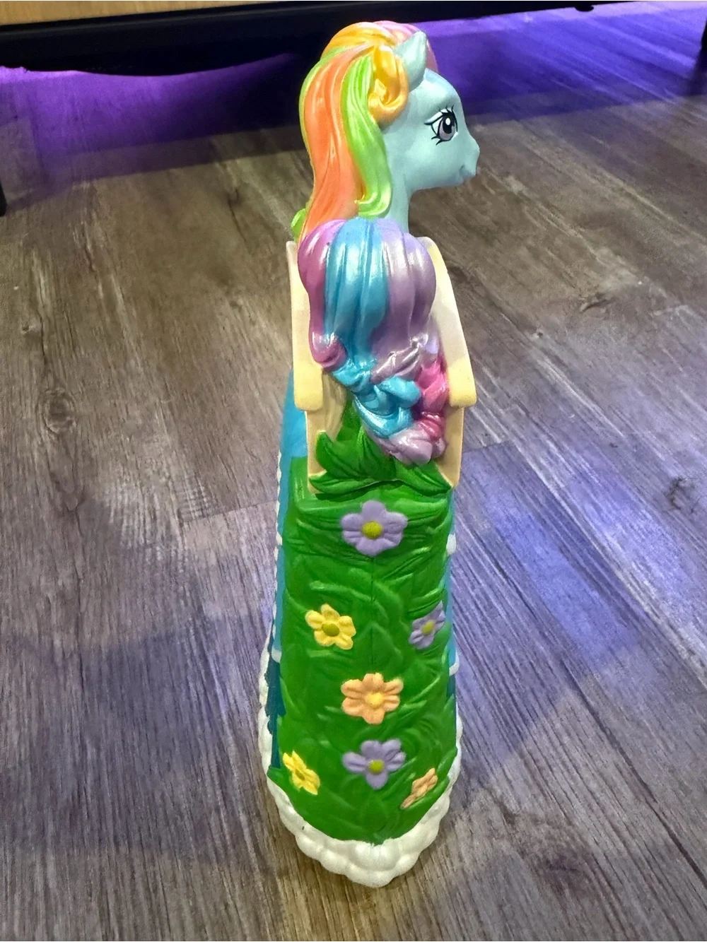 My Little Pony Rainbow Pastel Pony Bath soap dispenser Blue Waterfall